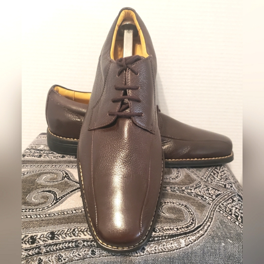Sandro Moscoloni Brown Leather Oxfords Size 11D